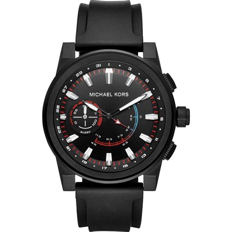 michael kors mens watches silicone|Michael Kors men's smart watch.